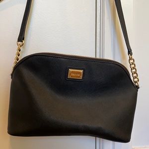 Black Calvin Klein crossbody purse